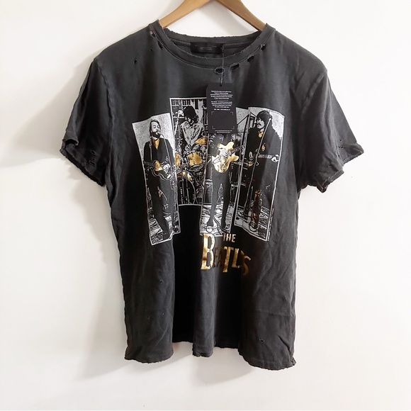 Free People X Junk Food Beatles Rooftop Tee - Picture 2 of 5
